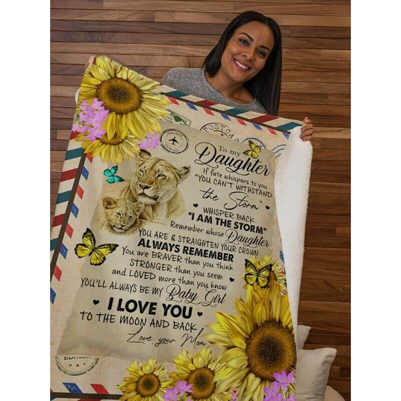To My Daughter - From Mom - A374 - Premium Blanket