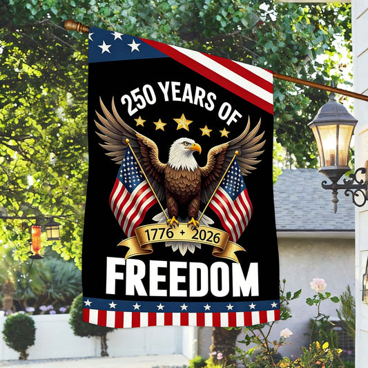 250th Anniversary Freedom Eagle Flag - C040