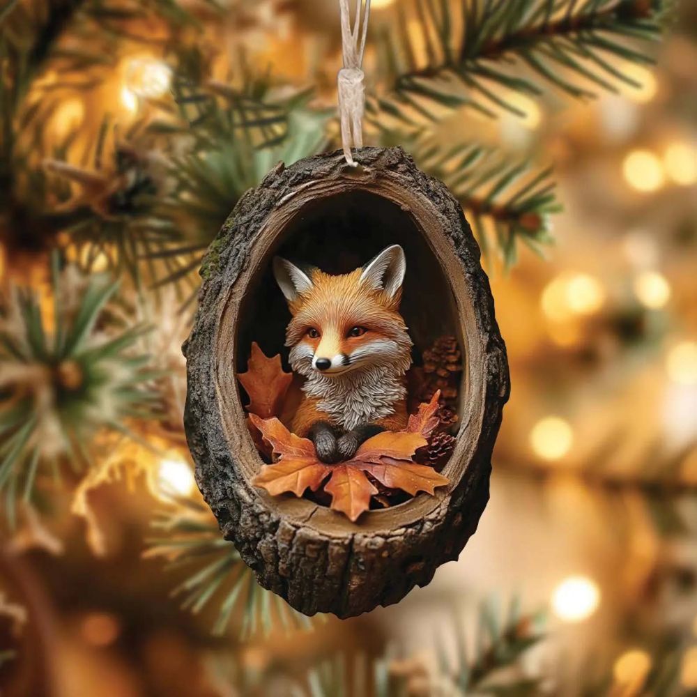 Fox - Animal Christmas Ornament CH100