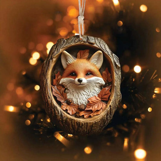 Fox - Animal Christmas Ornament CH101