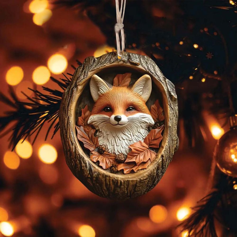 Fox - Animal Christmas Ornament CH101