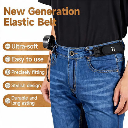 No-Buckle Adjustable Elastic Belt