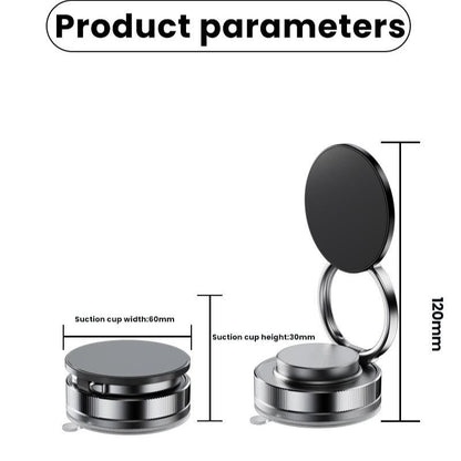 360° Adjustable Vacuum Magnetic Phone Holder