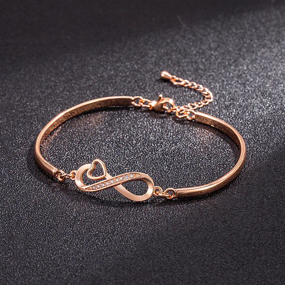 To My Granddaughter - Keep Me In Your Heart Infinity Bracelet