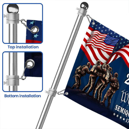 American 250 Years We The People Semiquincentennial Grommet Flag - C038
