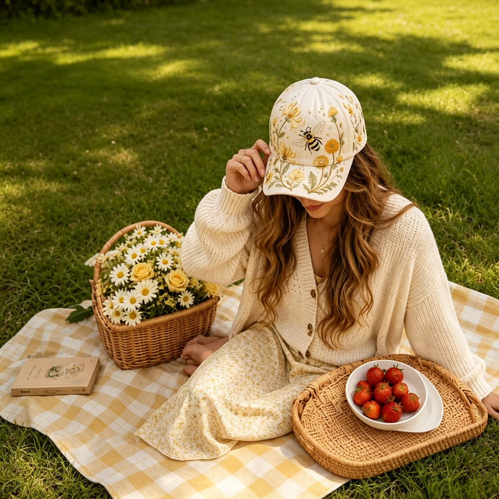 Garden Morning Cap