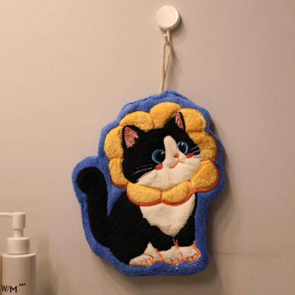 Adorable Cat Hand Towels - H549