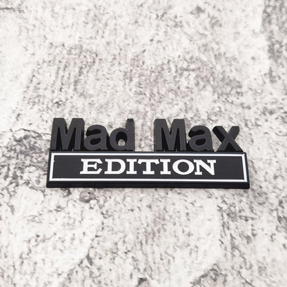 Mad Max Edition - Emblem Sticker Badge, Funny Decals for Car, Truck, SUV, Motorcycle - TE017