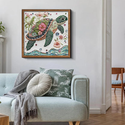 Wave Spirit Jigsaw Wooden Puzzle 1000 Pieces - Turtle