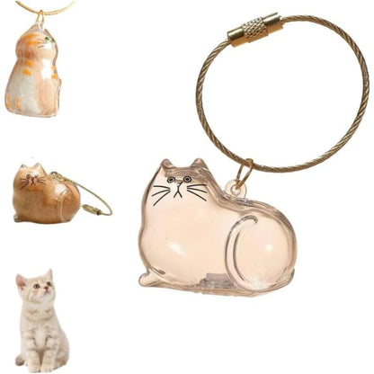 Cat Memorial Keychain Set - 6 Pcs