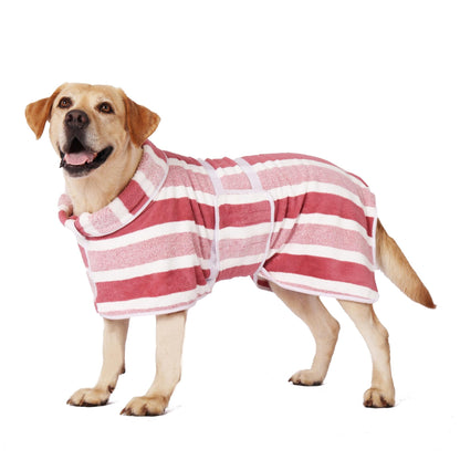Quick-Drying Dog Bathrobe - Super Absorbent Soft Pet Towel Wrap