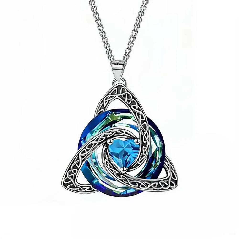 12-Month Celtic Knot Birthstone Heirloom Necklace