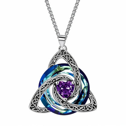 12-Month Celtic Knot Birthstone Heirloom Necklace