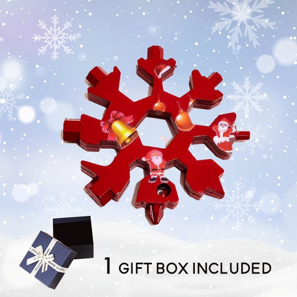 Snowflake - MultiTool 18-in-1 Stainless Steel Portable For Outdoor Adventure