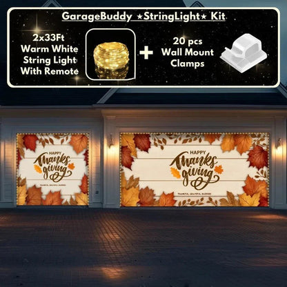 Happy Thanksgiving Festive Garage Door Covers D481