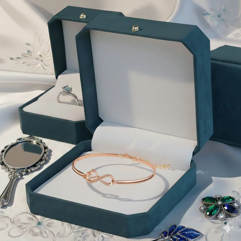 To My Granddaughter - Keep Me In Your Heart Infinity Bracelet