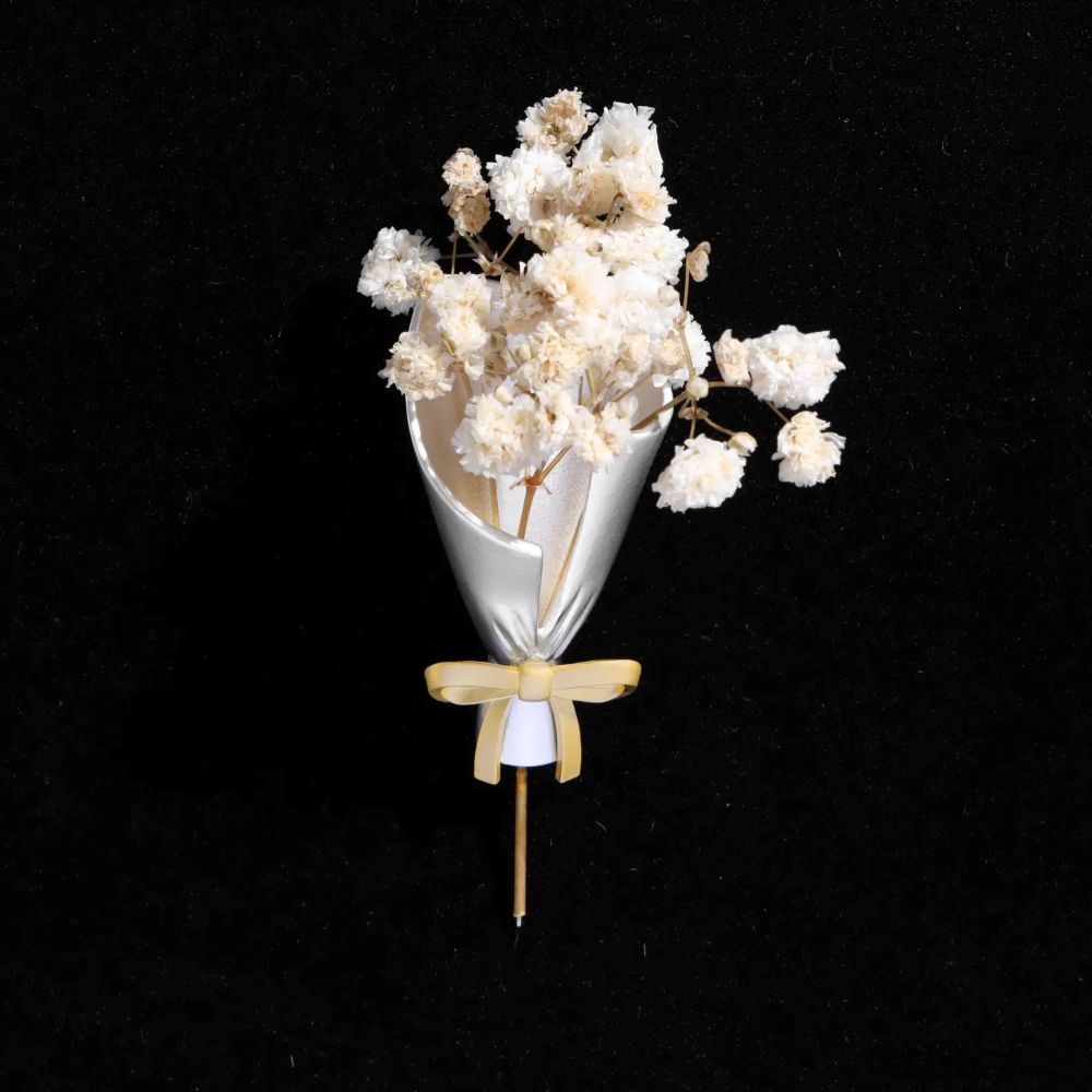 Real Flower Keepsake Brooch - Personalized Your Own Floral