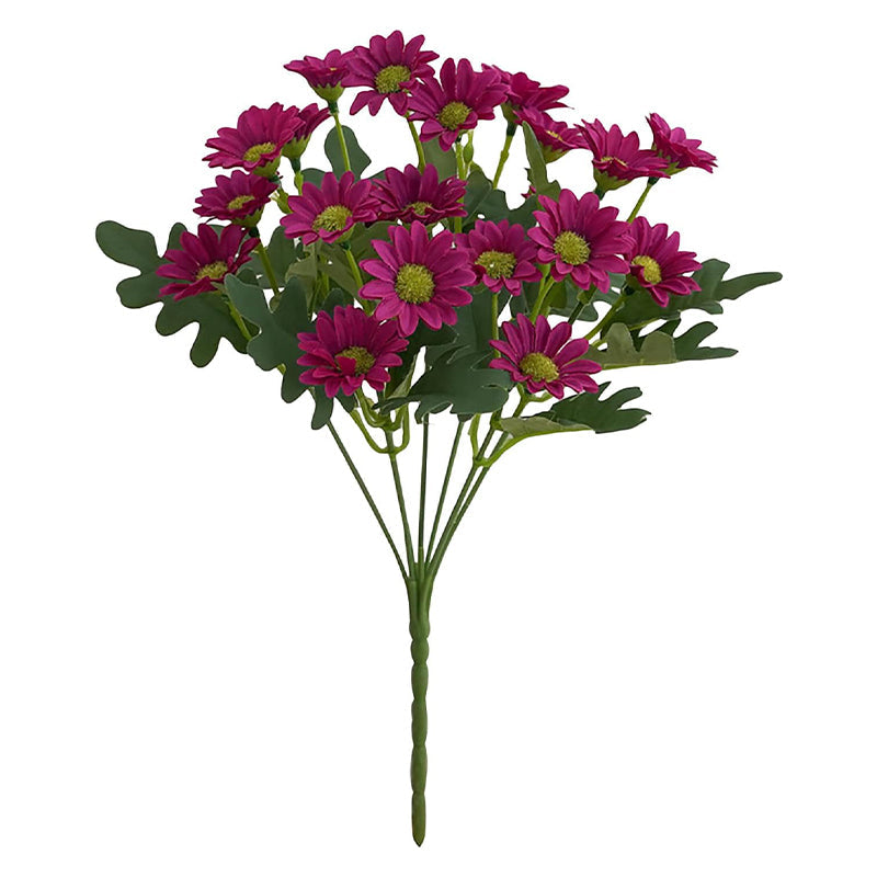 Artificial Outdoor Sunset Mums Flowers - UV resistant, Waterproof, Windproof