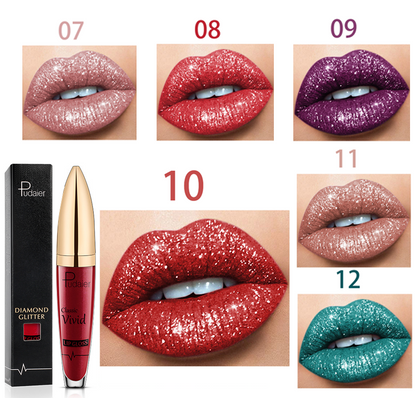 18 Color Diamond Shiny Long Lasting Lipstick