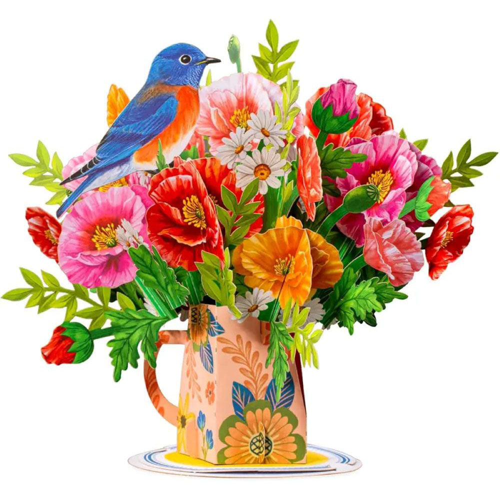 Paper Love Flower Bouquet Pop-Up Card