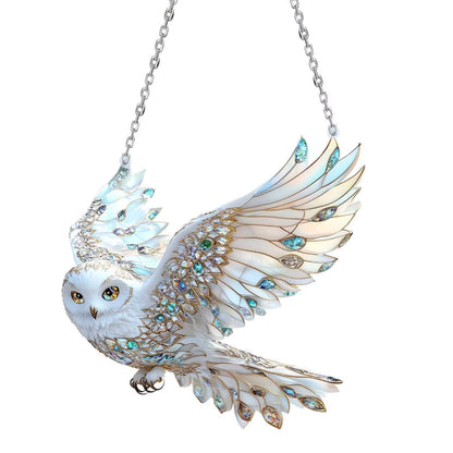 Crystal Bird Stained Art Ornament