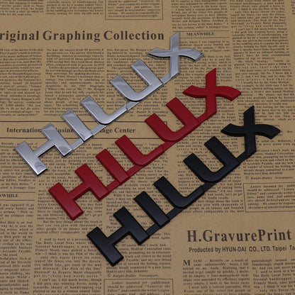 Hilux - Emblem Sticker Badge, Funny Decals for Car, Truck, SUV, Motorcycle - TE031