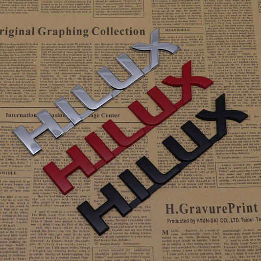 Hilux - Emblem Sticker Badge, Funny Decals for Car, Truck, SUV, Motorcycle - TE031