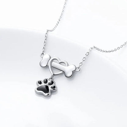 Hanging Paw Necklace