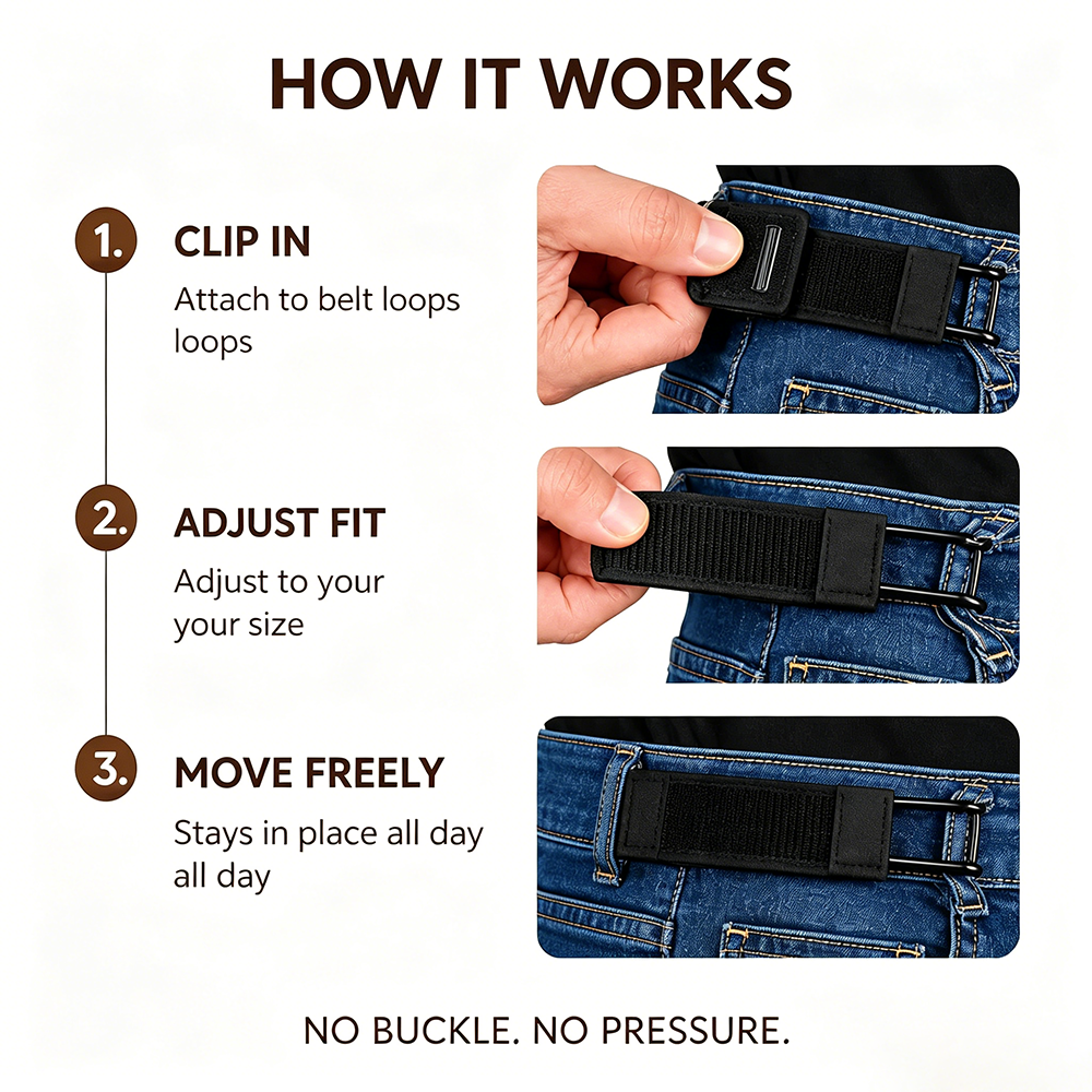 Belt Without Buckle