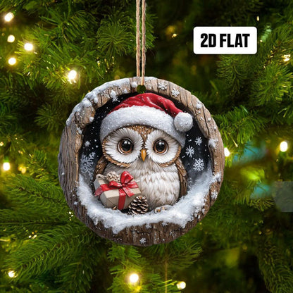 Owl - Animal Christmas Ornament CH088