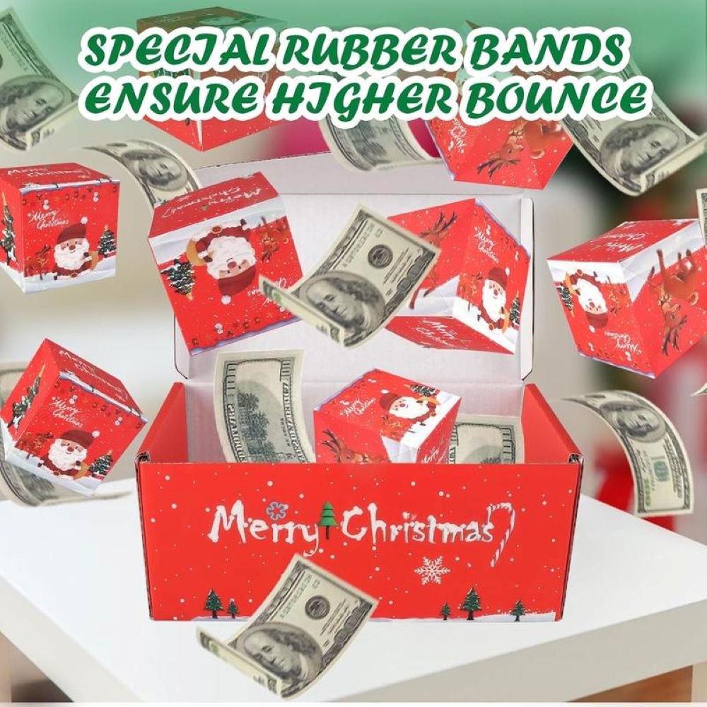Surprise Gift Box Explosion Unique Folding Bouncing Red Envelope Cash Box