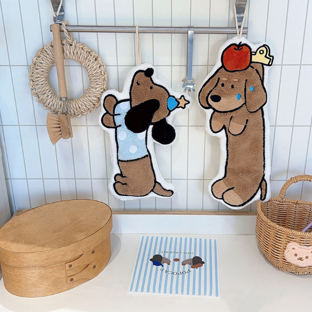 Adorable Dog Hand Towels - H553