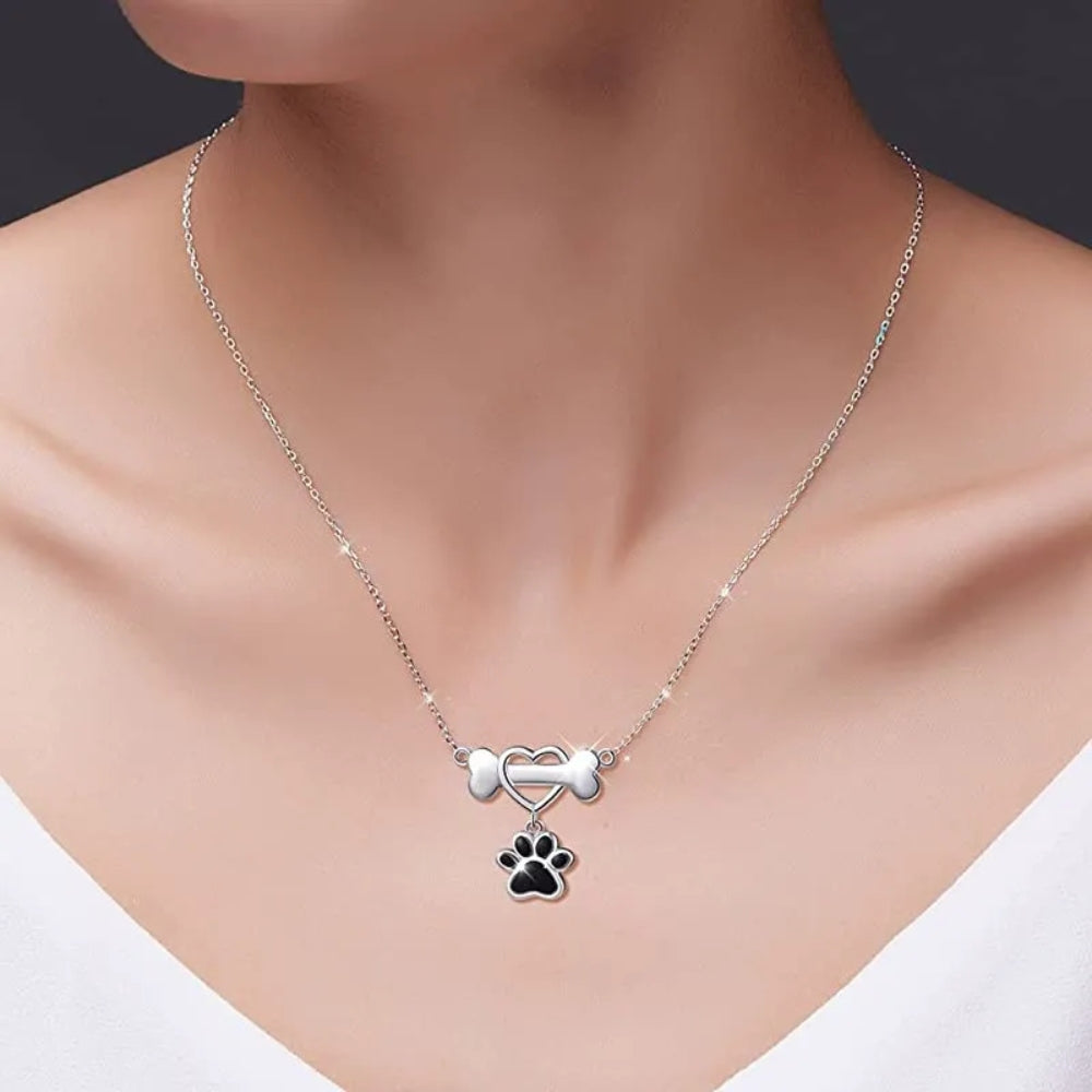 Hanging Paw Necklace