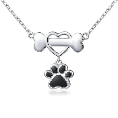 Hanging Paw Necklace