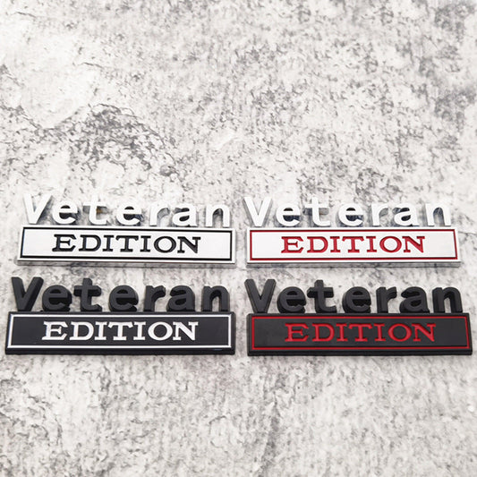 Veteran Edition - Emblem Sticker Badge, Funny Decals for Car, Truck, SUV, Motorcycle - TE008
