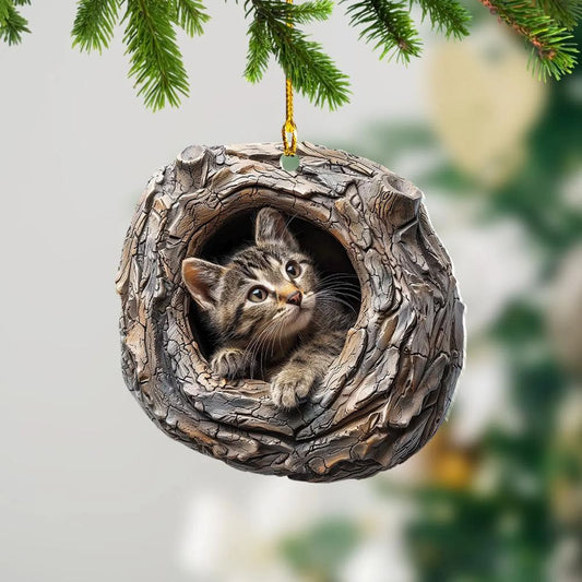 Cat - Animal Christmas Ornament CH053