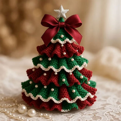 DIY Crochet Christmas Tree Kit – ✨Handmade Holiday Decoration Set