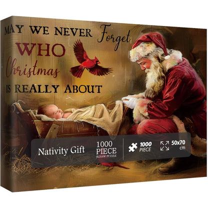 Nativity Gift Jigsaw Wooden Puzzle 1000 Pieces