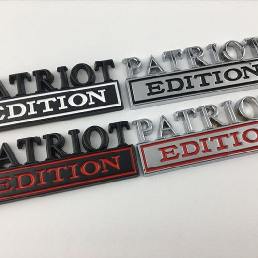 Patriot Edition - Emblem Sticker Badge, Funny Decals for Car, Truck, SUV, Motorcycle - TE038