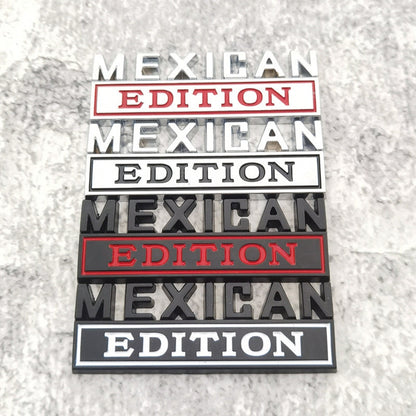 Mexican Edition - Emblem Sticker Badge, Funny Decals for Car, Truck, SUV, Motorcycle - TE012