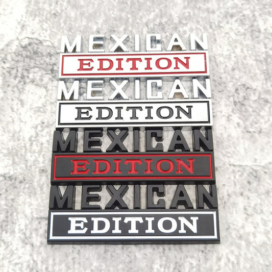 Mexican Edition - Emblem Sticker Badge, Funny Decals for Car, Truck, SUV, Motorcycle - TE012