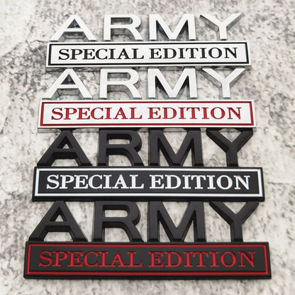 Army Special Edition - Emblem Sticker Badge, Funny Decals for Car, Truck, SUV, Motorcycle - TE019