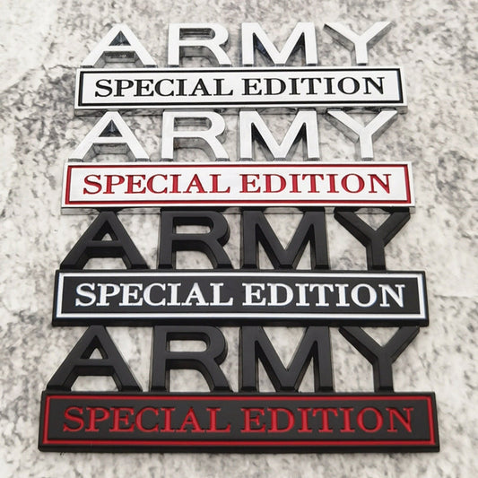 Army Special Edition - Emblem Sticker Badge, Funny Decals for Car, Truck, SUV, Motorcycle - TE019