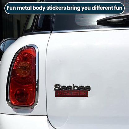 Sea Bee Special Edition - Emblem Sticker Badge, Funny Decals for Car, Truck, SUV, Motorcycle - TE023