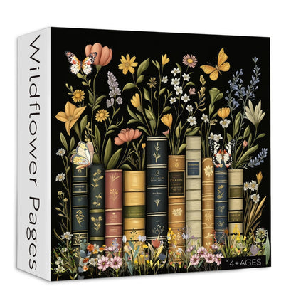 Wildflower Pages Jigsaw Wooden Puzzle 1000 Pieces