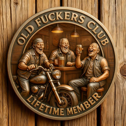 Old F*ckers Club – Lifetime Member Coin