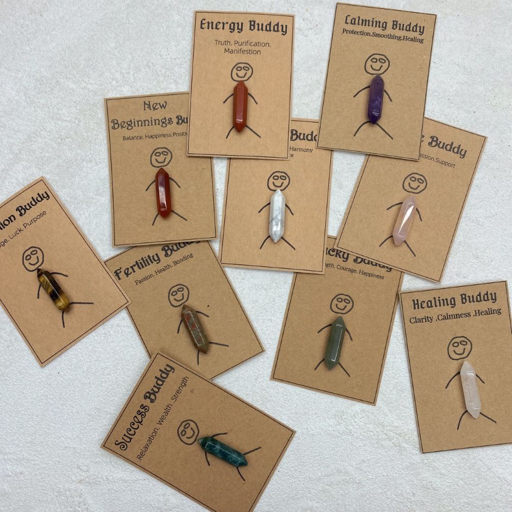 Crystal Buddies – Meaningful Crystals with Affirmation Cards