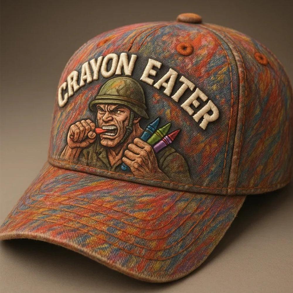 Crayon Eater - Patriotic Veterans Art Print Hat