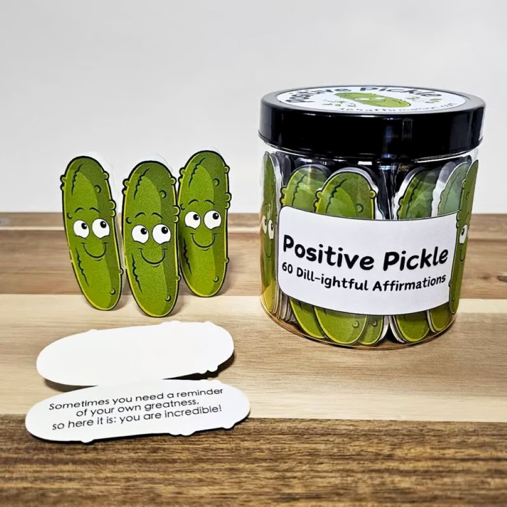 Positive Pickle Emotional Support Affirmation Cards