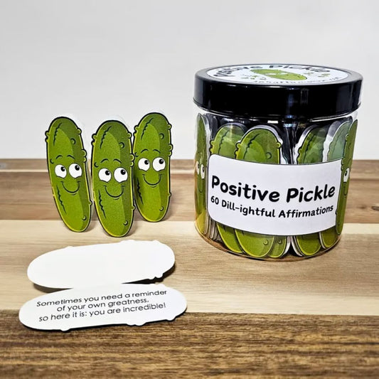 Positive Pickle Emotional Support Affirmation Cards